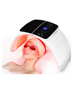 Máscara de Terapia de Luz Roja LED Duevie 7 en 1 Cuidado Facial
