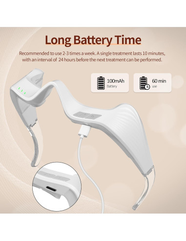 Gafas de terapia de luz roja LED Nutra Light 650nm para arrugas