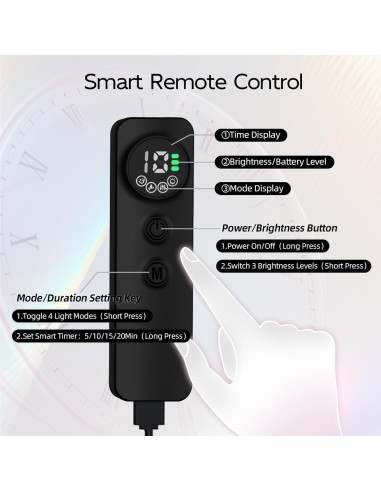 Máscara de Terapia de Luz Roja Zippy Goose 850nm LED Facial