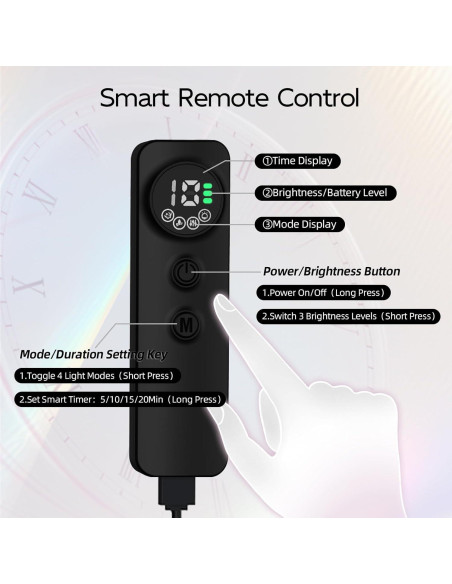 Máscara de Terapia de Luz Roja Zippy Goose 850nm LED Facial