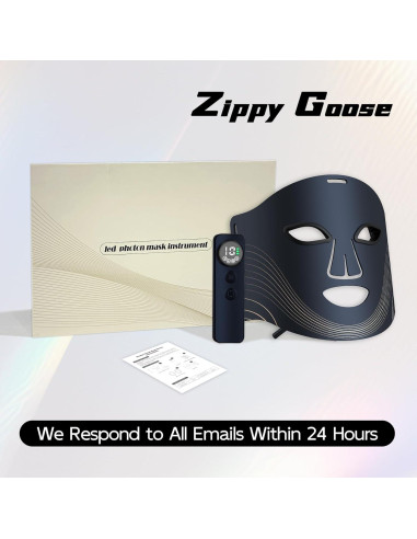 Máscara de Terapia de Luz Roja Zippy Goose 850nm LED Facial