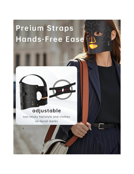 Máscara de Terapia de Luz Infrarroja VYM - Cuidado Facial 130g