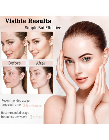 Máscara LED Terapia de Luz Roja 7 Colores 18FTRabbit