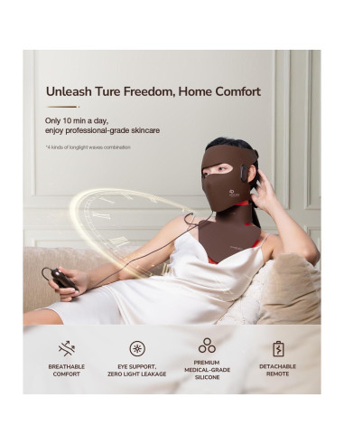 Máscara Lásers JOVS 4D Terapia Luz Roja 850nm Antienvejecimiento