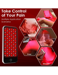 Terapia de Luz Roja Bioredrlt Portátil 90 LEDs 660nm/850nm 2