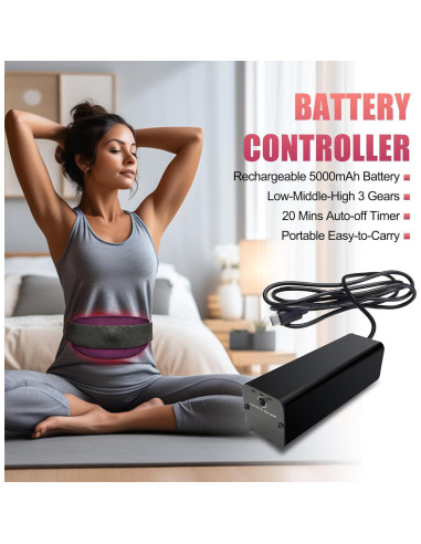 Cinturón de Terapia de Luz Roja Infrarroja Tamthna 2025 - Alivio del Dolor