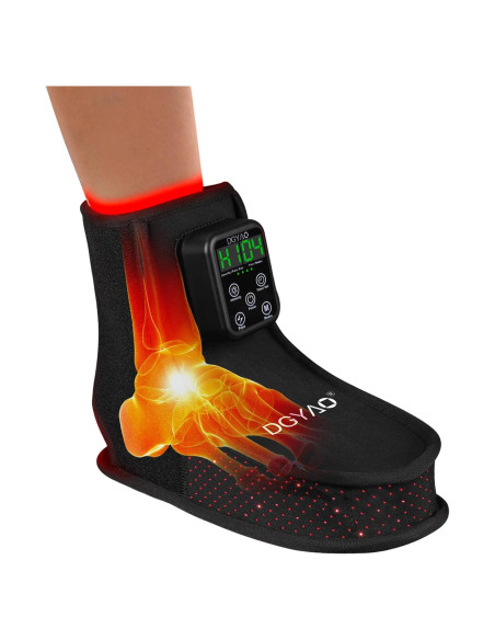 Terapia de Luz Roja DGXINJUN para Pies y Tobillos Portátil