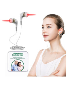 Dispositivo de Terapia de Luz Roja USB LaseLocks para Oídos