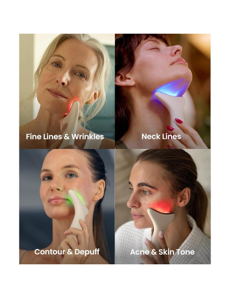 Masajeador Facial REVO Genie con Terapia LED para Arrugas