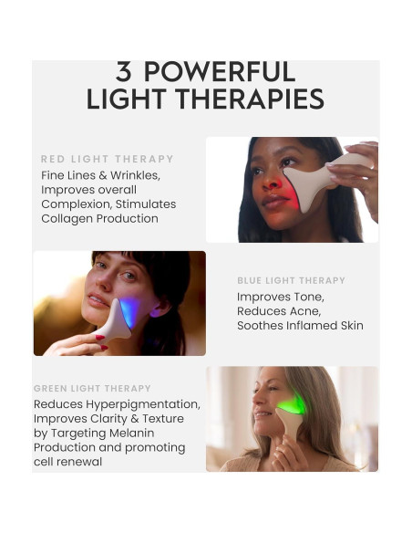 Masajeador Facial REVO Genie con Terapia LED para Arrugas