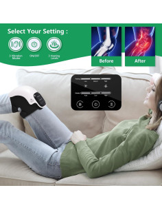 Masajeador de Rodilla Inalámbrico Sinoteryx ST-1101 con Calor y Vibración 2