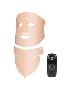 Máscara de Luz Roja AAQ LED para Cara y Cuello - Recargable