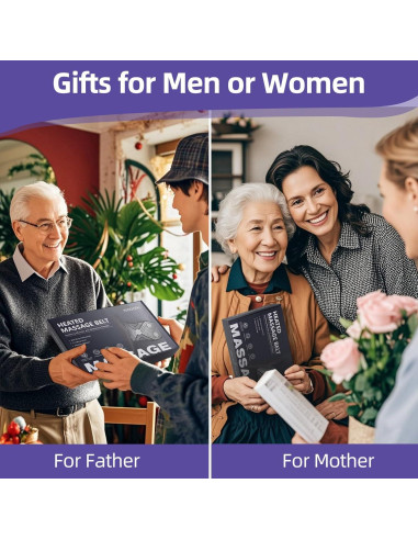 Cinturón Masajeador Eléctrico YIYIOOTH con Calor y Luz Roja