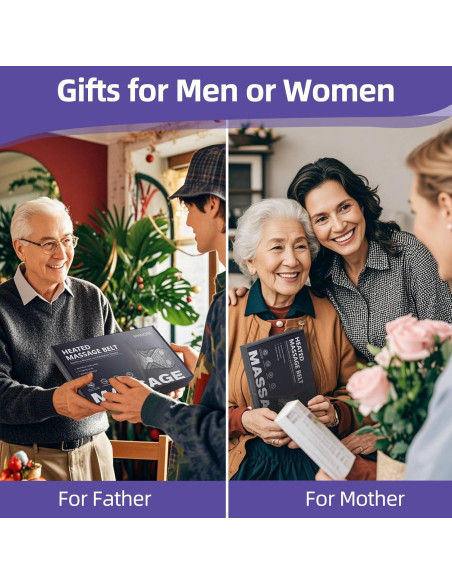 Cinturón Masajeador Eléctrico YIYIOOTH con Calor y Luz Roja