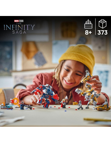 LEGO Marvel Avengers: Endgame Thor vs. Chitauri 76322 - Juguete de Construcción con 7 Minifiguras