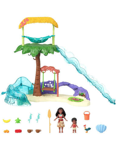 Set de Juego Aventura en la Isla de Moana Mattel 15 Piezas