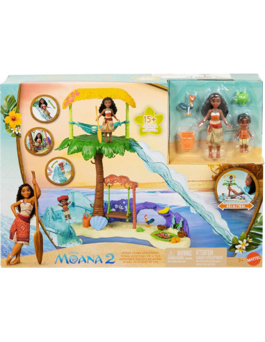 Set de Juego Aventura en la Isla de Moana Mattel 15 Piezas