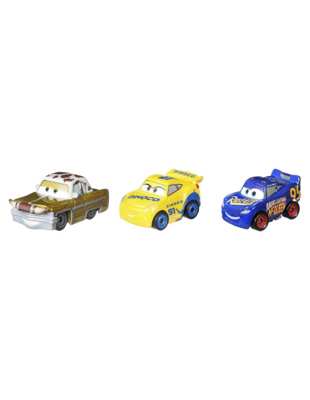 Paquete de 3 Mini Autos Disney Cars Mattel - Colección