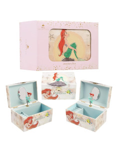 Caja de Joyería Musical Disney para Niñas - Encanto, Frozen, La Sirenita