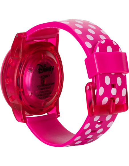 Reloj Musical Interactivo Minnie Mouse para Niñas 32mm Rosa