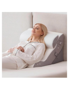 Juego de Almohadas en Cuña Ajustable 3 Piezas Ruqmuis