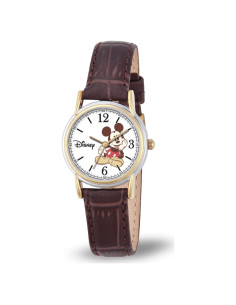 Reloj Mickey Mouse Vintage para Mujeres - Caja Dorada 28mm