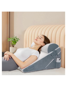 Juego de Almohadas en Cuña Ajustable VMFKPNR 3 Piezas 22.86-30.48 cm