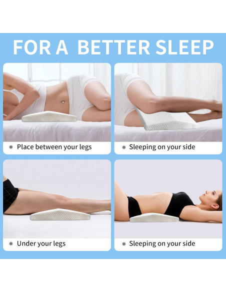 Cojín Lumbar Eiury de Espuma Viscoelástica - Alivio Espalda