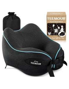 Almohada de Cuello Teemour para Viajar - Espuma con Memoria