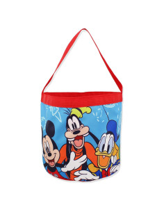 Cesta Plegable de Nylon Mickey Mouse 22.86 cm Azul