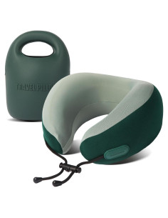 Almohada de viaje MAIYUE de espuma viscoelástica ergonómica