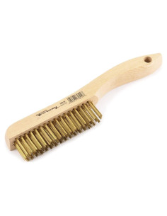 Cepillo de Alambre Forney 70519 Latón con Mango de Madera 26 cm