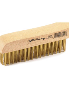 Cepillo de Alambre Forney 70519 Latón con Mango de Madera 26 cm 2