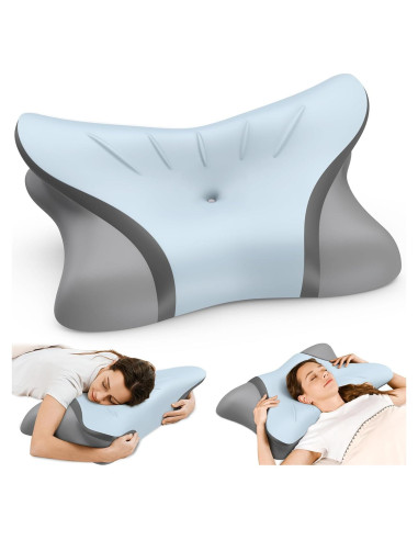 Almohada Cervical Crisgo - Espuma Viscoelástica Refrigerante 69x42cm