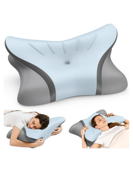 Almohada Cervical Crisgo - Espuma Viscoelástica Refrigerante 69x42cm