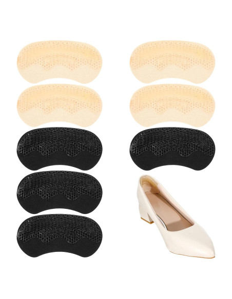 4 Pares Almohadillas de Talón YBEATY Gel Suave Antideslizantes