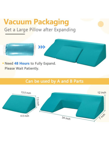 Cojín en Cuña NEAUDE 86x30.5 cm para Prevención de Escaras