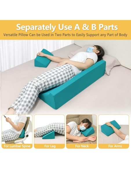 Cojín en Cuña NEAUDE 86x30.5 cm para Prevención de Escaras