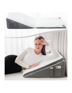 Almohada Cuña Ajustable FSCGIFE con Bolsillos para Almacenamiento