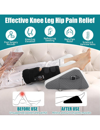 Almohada de Elevación de Pierna BALAPET 22.1 cm para Recuperación