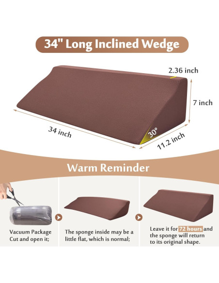 Cuña de Espuma AOSSA para Barandilla de Cama 86.4 cm