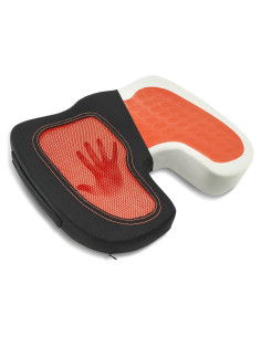 Cojín de Asiento de Gel CAR-GRAND Naranja Espuma de Memoria