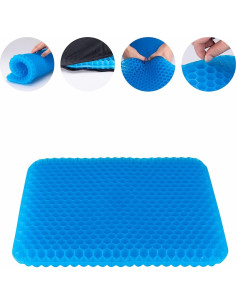 Cojín de Gel para Asiento Yunqing 40.6x35.6 cm Antideslizante 2