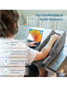 Cojín de Elevación de Brazo Zomaple con Gel Refrigerante 2