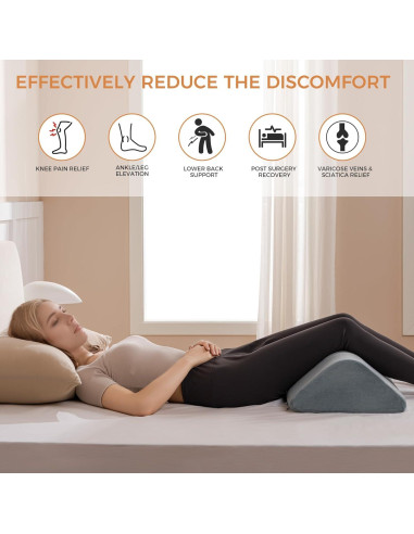 Almohada en Cuña para Rodillas Ganondorf - Soporte Post-Cirugía