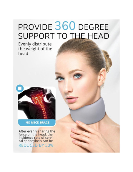 Faja Cervical Viscoelástica Artelse - Alivio Dolor y Corrección Postura