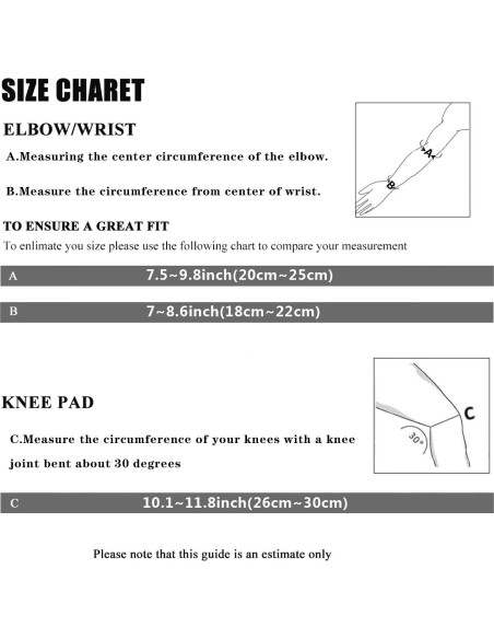 Set de Rodilleras y Codilleras CKE para Niños 3 en 1 Rojo