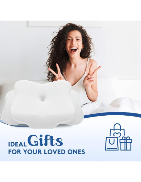 Almohada Cervical Ergonómica SUFOR Espuma Viscoelástica 1.36kg