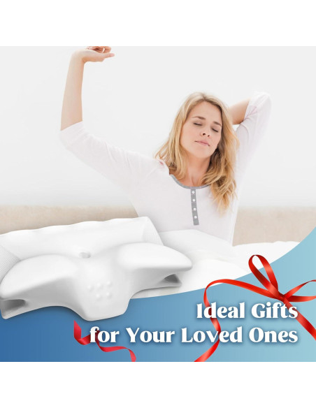 Almohada Cervical Ergonómica BEDCOOL Reina Espuma Viscoelástica Almohada Cervical Ergonómica BEDCOOL Reina Espuma Viscoelástica