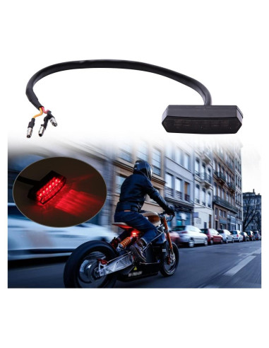 Luz Trasera LED DREAMIZER para Motocicleta y ATV 12V IP67